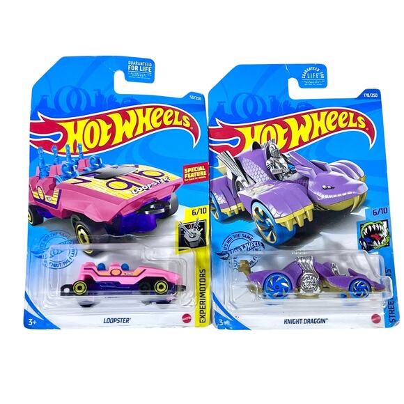 Hot Wheels Carded Lot Of 10 Various Years Toy Cars New (B) - Picture 3 of 6